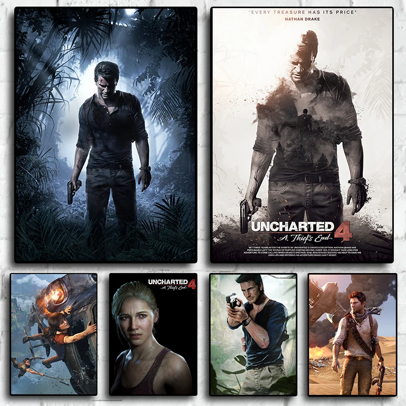 Uncharted Video Game Poster Wall Art Canvas Painting Print Pictures Home Bedroom For Living Room Decor Mural Posters Decoration
Uncharted Video Game Poster Wall Art Canvas Painting Print Pictures Home Bedroom For Living Room Decor Mural Posters Decoration