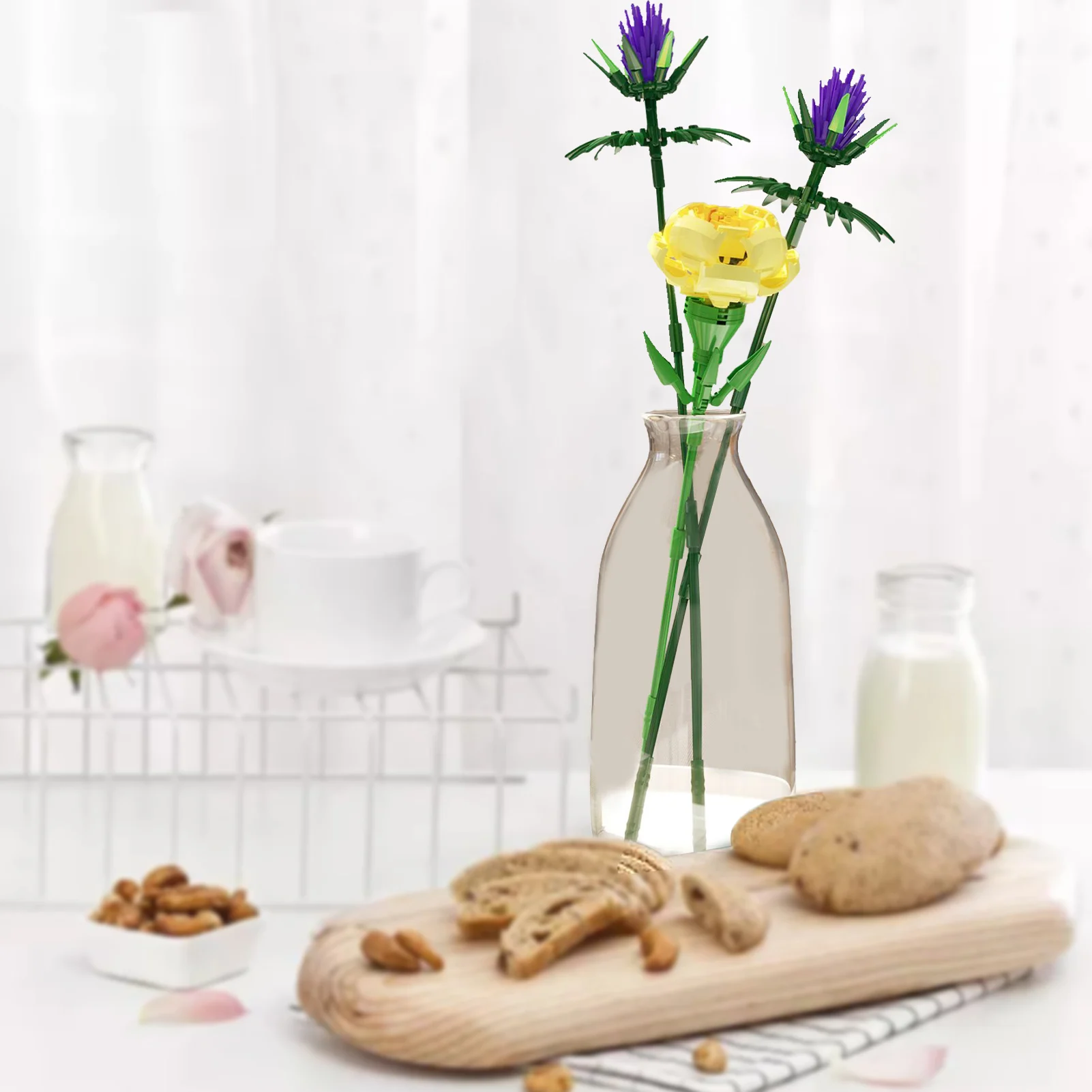 DIY Artificial Flower Bouquet Blocks Set Compatible With Most Brands Carnation Chamomile Flowers Bricks For Adults Teens 161PCS
DIY Artificial Flower Bouquet Blocks Set Compatible With Most Brands Carnation Chamomile Flowers Bricks For Adults Teens 161PCS