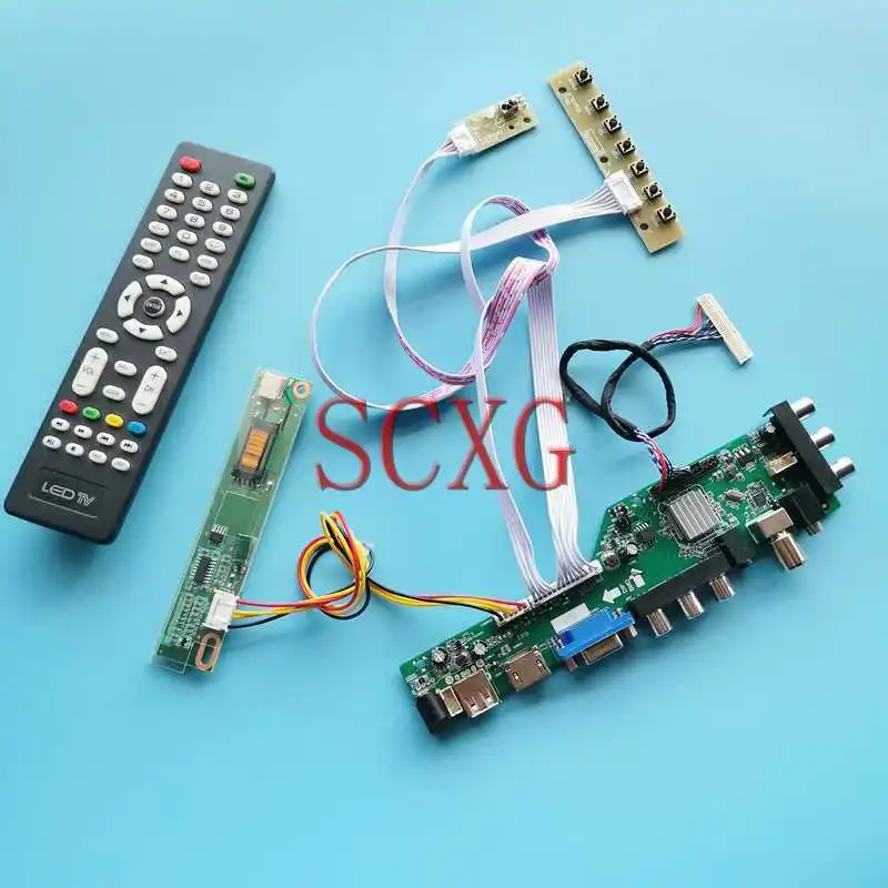 For LP171W01 LP171WX2 LCD 3663 DVB Digital Driver Board 17.1" 1-CCFL LVDS 30 Pin DIY Kit USB HDMI-Compatible VGA AV RF 1440*900
For LP171W01 LP171WX2 LCD 3663 DVB Digital Driver Board 17.1" 1-CCFL LVDS 30 Pin DIY Kit USB HDMI-Compatible VGA AV RF 1440*900
