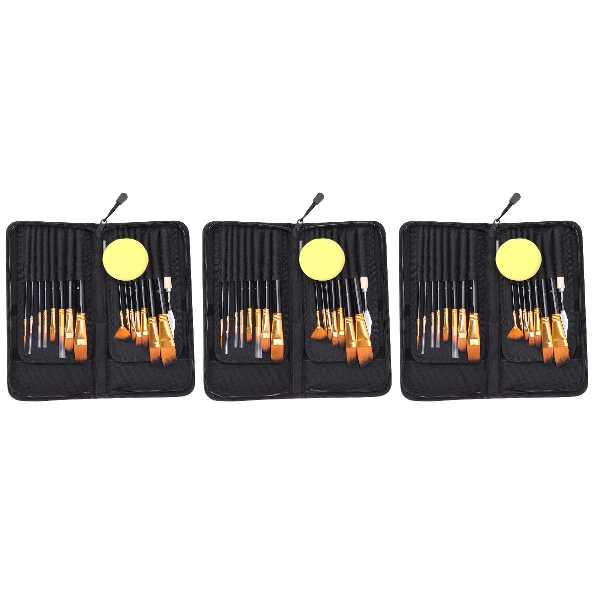 45 Pcs Paint Brush Set With Black Case for Watercolor Gouache Brush Oil Acrylic Drawing Painting Nylon Hair
45 Pcs Paint Brush Set With Black Case for Watercolor Gouache Brush Oil Acrylic Drawing Painting Nylon Hair