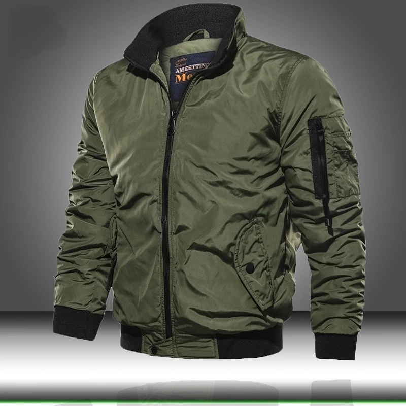 Men Military Bomber Jacket Mens Tactical Outwear Breathable Light Windbreaker Jackets Man Army Air Force Fly Pilot Coat Clothing 
Men Military Bomber Jacket Mens Tactical Outwear Breathable Light Windbreaker Jackets Man Army Air Force Fly Pilot Coat Clothing