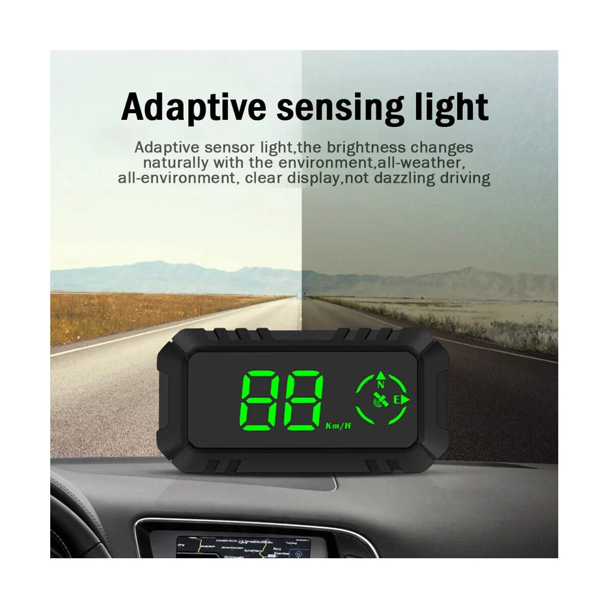 

Универсальный автомобильный прибор для измерения скорости G7 HUD, автомобильный GPS-навигатор, направляющее устройство, плоский измеритель, автомобильные принадлежности