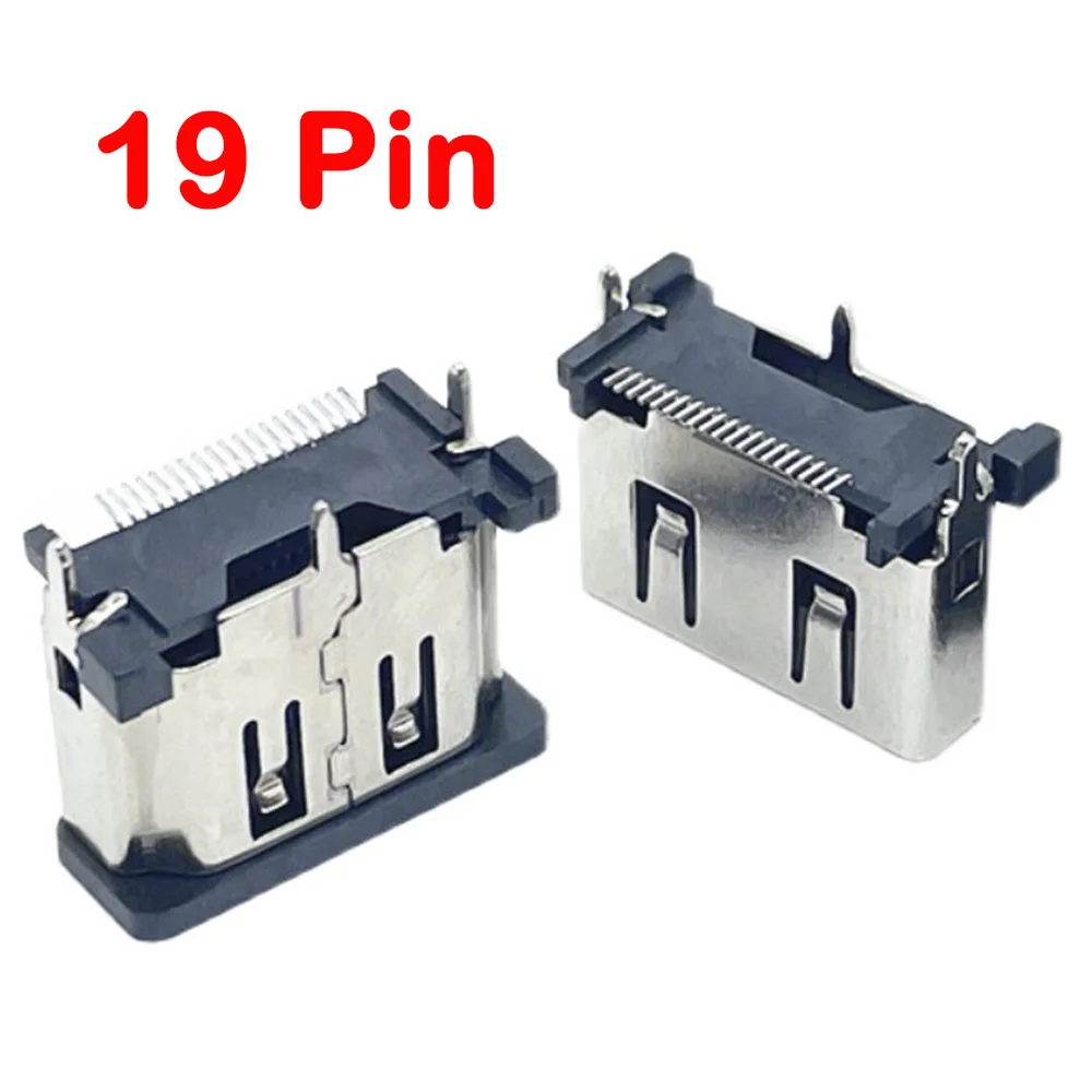 5PCS HDMI Port Jack Plug Connector 19PIN 19P Vertical SMT SMD 180 Degree hd 19 PIN HDMI-compatible Socket Female
5PCS HDMI Port Jack Plug Connector 19PIN 19P Vertical SMT SMD 180 Degree hd 19 PIN HDMI-compatible Socket Female