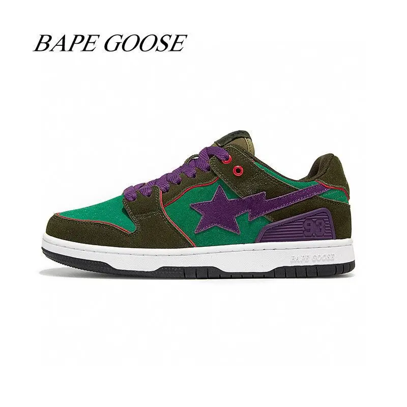 Кроссовки Bape Goose для мужчин и женщин, модная Уличная обувь для бега, обувь для влюбленных мальчиков и девочек, унисекс, спортивная обувь 15
Кроссовки Bape Goose для мужчин и женщин, модная Уличная обувь для бега, обувь для влюбленных мальчиков и девочек, унисекс, спортивная обувь 15