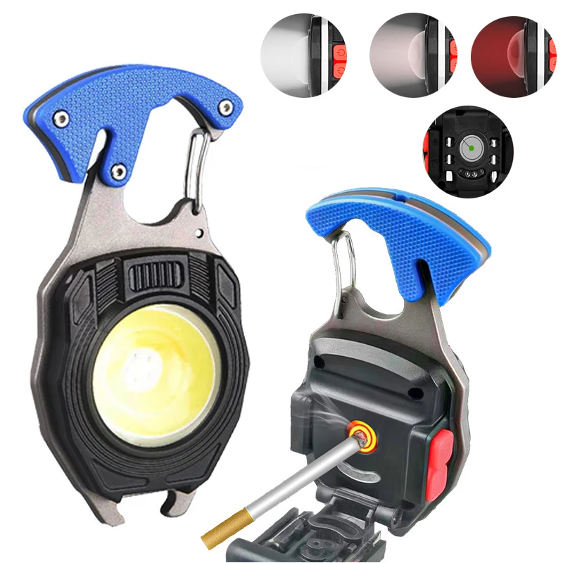 Mini Rechargeable COB Led Flashlight keychain Self Defense Torch Work Light Magnetic Lantern Camping Hunting Survival Tools
Mini Rechargeable COB Led Flashlight keychain Self Defense Torch Work Light Magnetic Lantern Camping Hunting Survival Tools