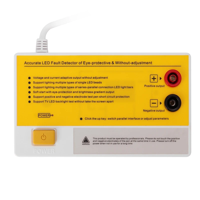 1 PCS Smart LED TV Backlight Tester LED Lamp Tester Multipurpose LED Strips Beads Detector EU Plug
1 PCS Smart LED TV Backlight Tester LED Lamp Tester Multipurpose LED Strips Beads Detector EU Plug