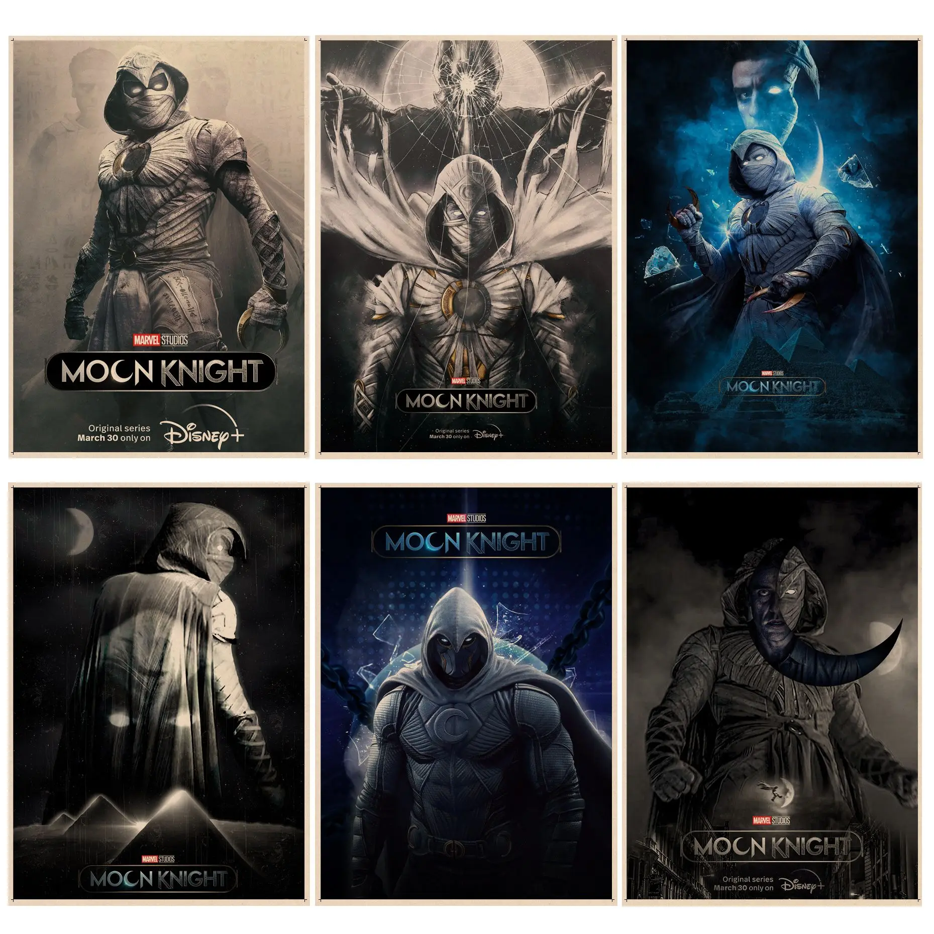 Disney Marvel Moon Knight Anime Posters Kraft Paper Prints and Posters Vintage decorative painting
Disney Marvel Moon Knight Anime Posters Kraft Paper Prints and Posters Vintage decorative painting