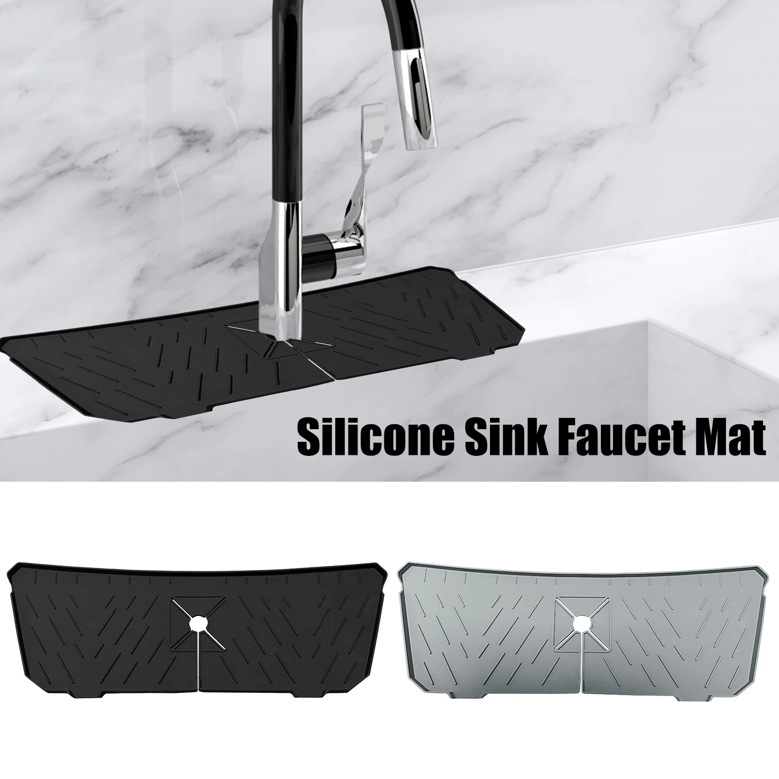 Kitchen Sink Splash Guard Mat Water Splash Catcher Pad Silicone Sink Dish Drying Mat Behind Faucet For Kitchen Countertop Splash
Kitchen Sink Splash Guard Mat Water Splash Catcher Pad Silicone Sink Dish Drying Mat Behind Faucet For Kitchen Countertop Splash