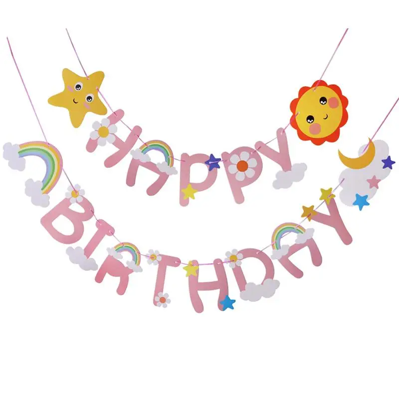 3M Colorful Clouds Happy Birthday Pull Flag Birthday Children's Welcome Baby Party Hanging Bunting Garland DIY Decoration
3M Colorful Clouds Happy Birthday Pull Flag Birthday Children's Welcome Baby Party Hanging Bunting Garland DIY Decoration