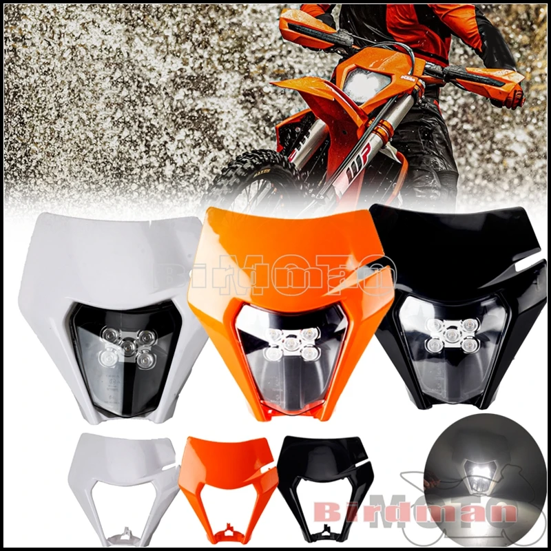 Motocross LED Front Headlight Dirt Bike Headlamp Universal For 690 SMC Enduro EXC XC-W FE FC TE TC 125 250 300 350 400 450 500
Motocross LED Front Headlight Dirt Bike Headlamp Universal For 690 SMC Enduro EXC XC-W FE FC TE TC 125 250 300 350 400 450 500