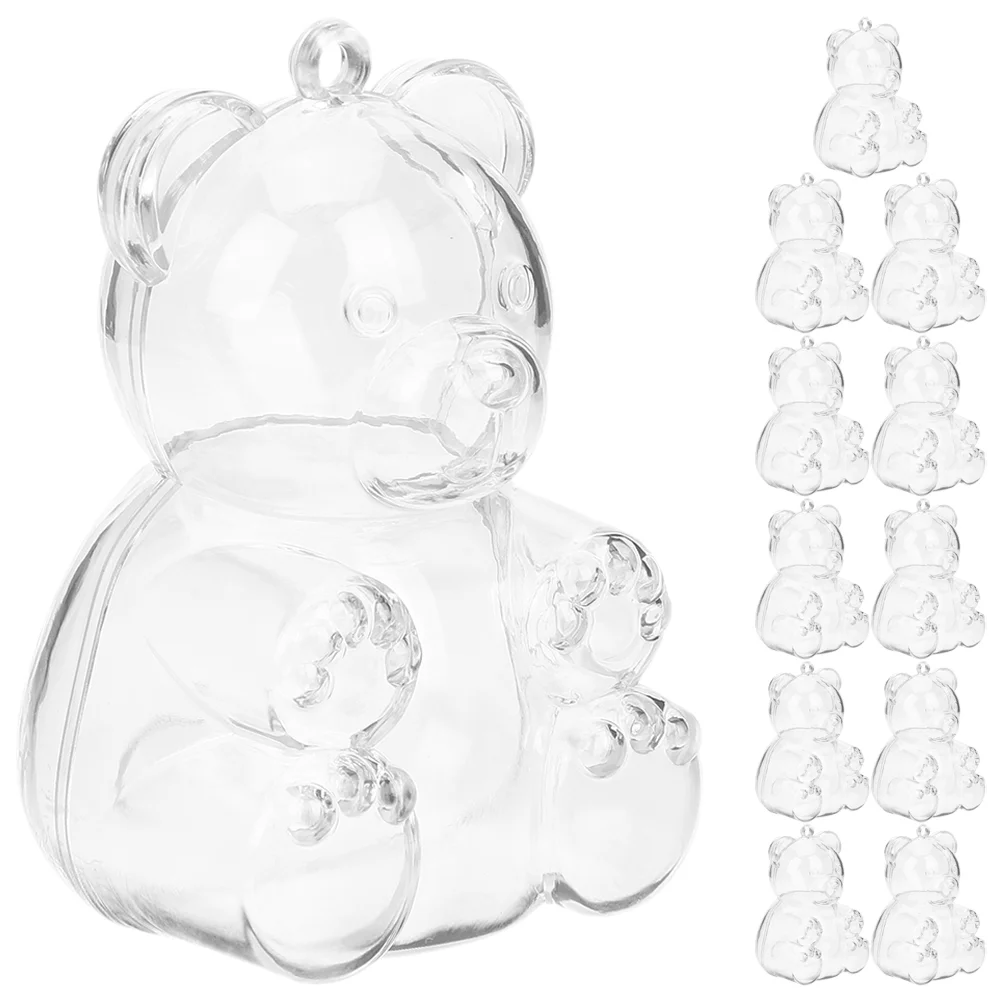 12 Pcs Transparent Candy Box Adorable Bear Cases Wedding Container Small Containers Supplies Party Treats Fine
12 Pcs Transparent Candy Box Adorable Bear Cases Wedding Container Small Containers Supplies Party Treats Fine
