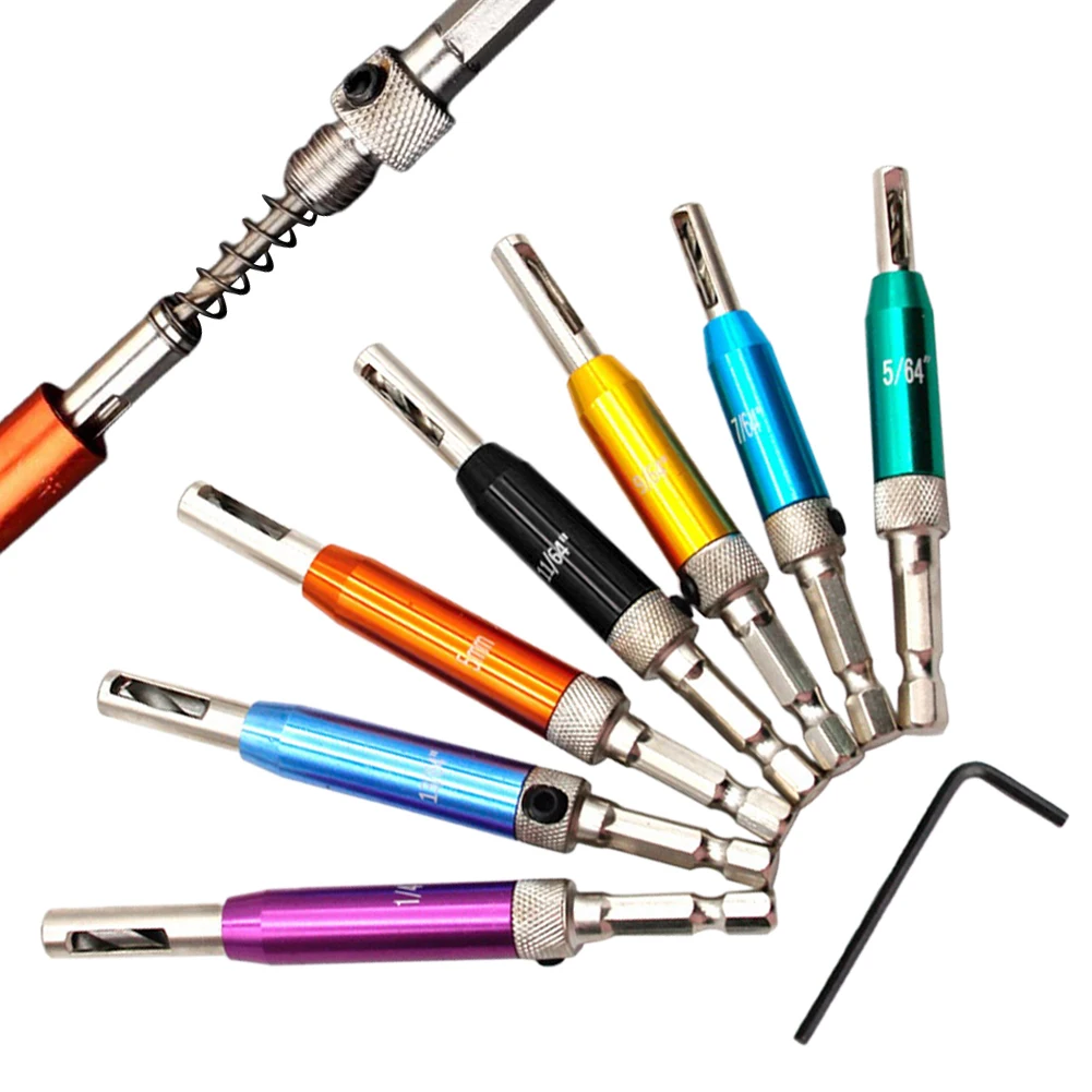 7PCS Self Centering Hinge Drill Bit Door Cabinet Hinge Locating Hole Cutter Tool Doors Screw Hole Saw Woodworking Tool
7PCS Self Centering Hinge Drill Bit Door Cabinet Hinge Locating Hole Cutter Tool Doors Screw Hole Saw Woodworking Tool