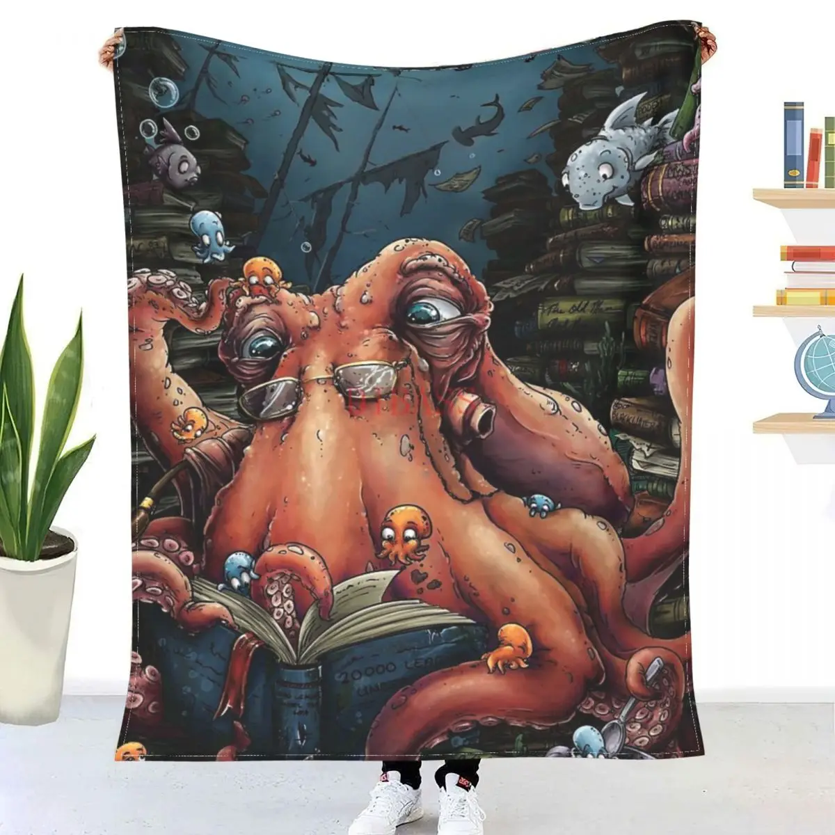 Grandpa Octopus 3D Printed Flannel Throw Blanket,Super Warm Quilt Throw Blankets for Bedding Travel Bedding
Grandpa Octopus 3D Printed Flannel Throw Blanket,Super Warm Quilt Throw Blankets for Bedding Travel Bedding
