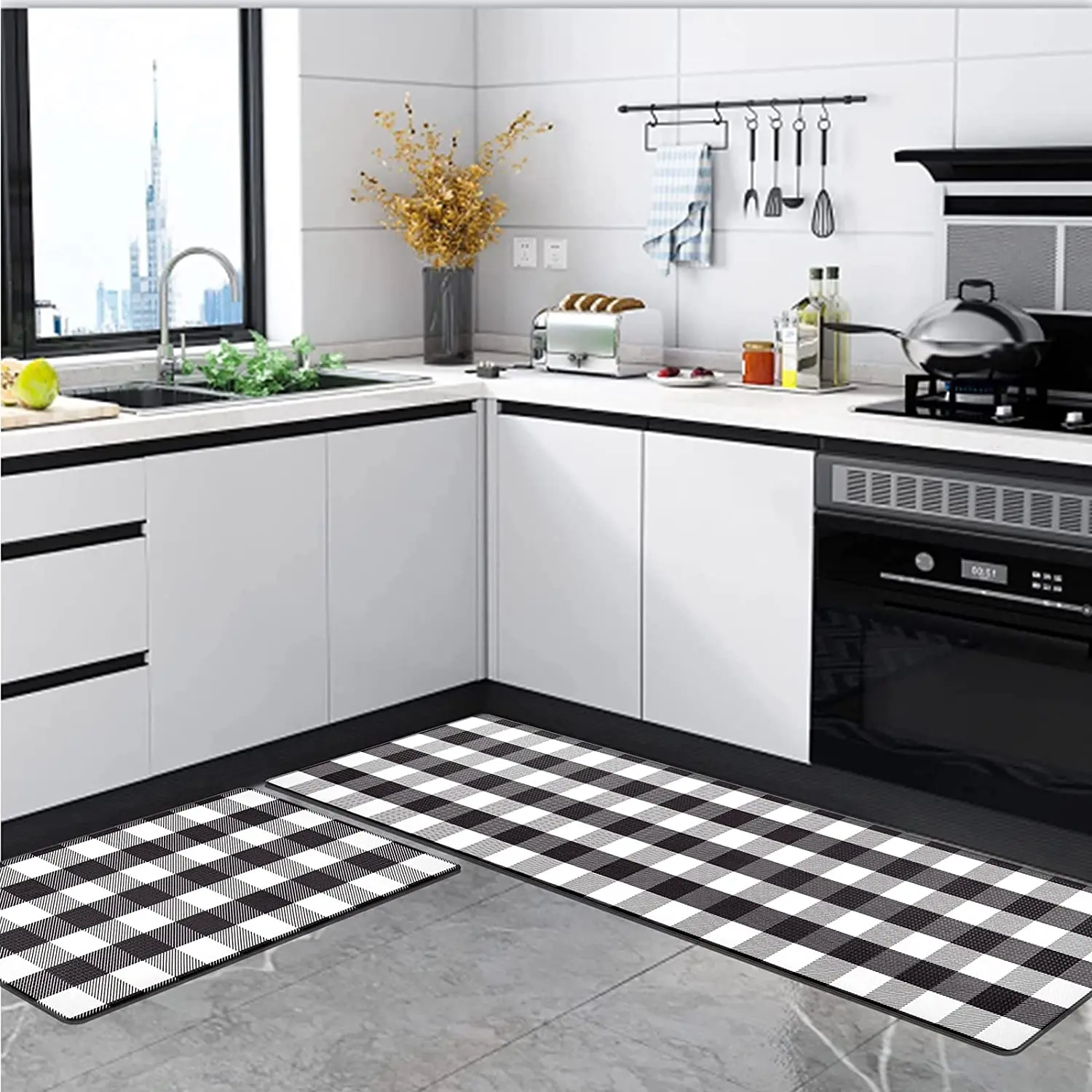 Сетчатый Печатный кухонный ковер из войлока, красивый универсальный прямоугольный ковер для спальни, для кухни
Сетчатый Печатный кухонный ковер из войлока, красивый универсальный прямоугольный ковер для спальни, для кухни