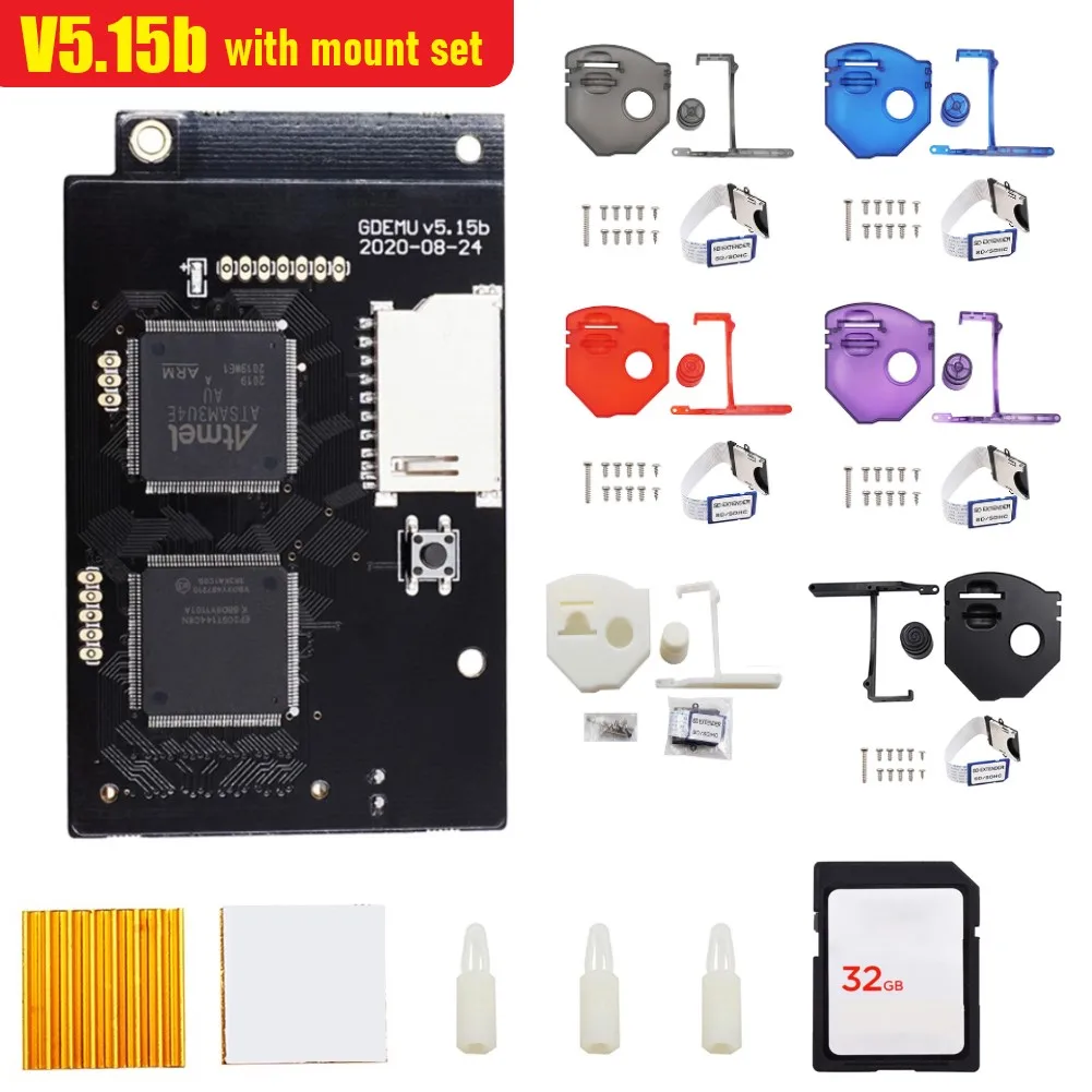 V5.15b Disk Replacement GDEMU Optical Drive Simulation Board for SEGA Dreamcast Console and SD/TF Card with DC Games Installed
V5.15b Disk Replacement GDEMU Optical Drive Simulation Board for SEGA Dreamcast Console and SD/TF Card with DC Games Installed