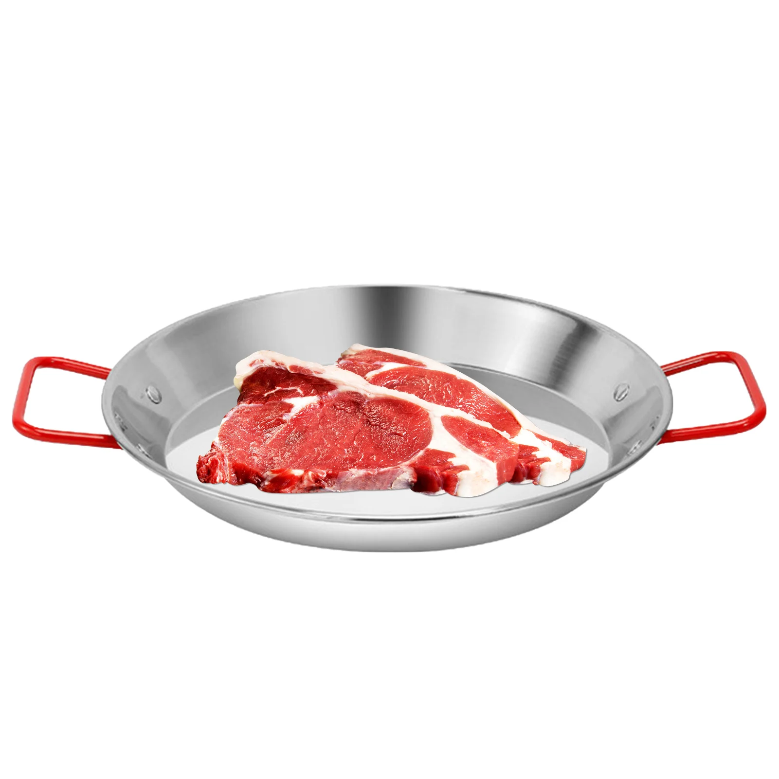Large Frying Pan Stainless Steel Everyday Pan With Double Ear Anti-Scald Ear Handle Easy To Clean Cooking Pots For Boiling
Large Frying Pan Stainless Steel Everyday Pan With Double Ear Anti-Scald Ear Handle Easy To Clean Cooking Pots For Boiling