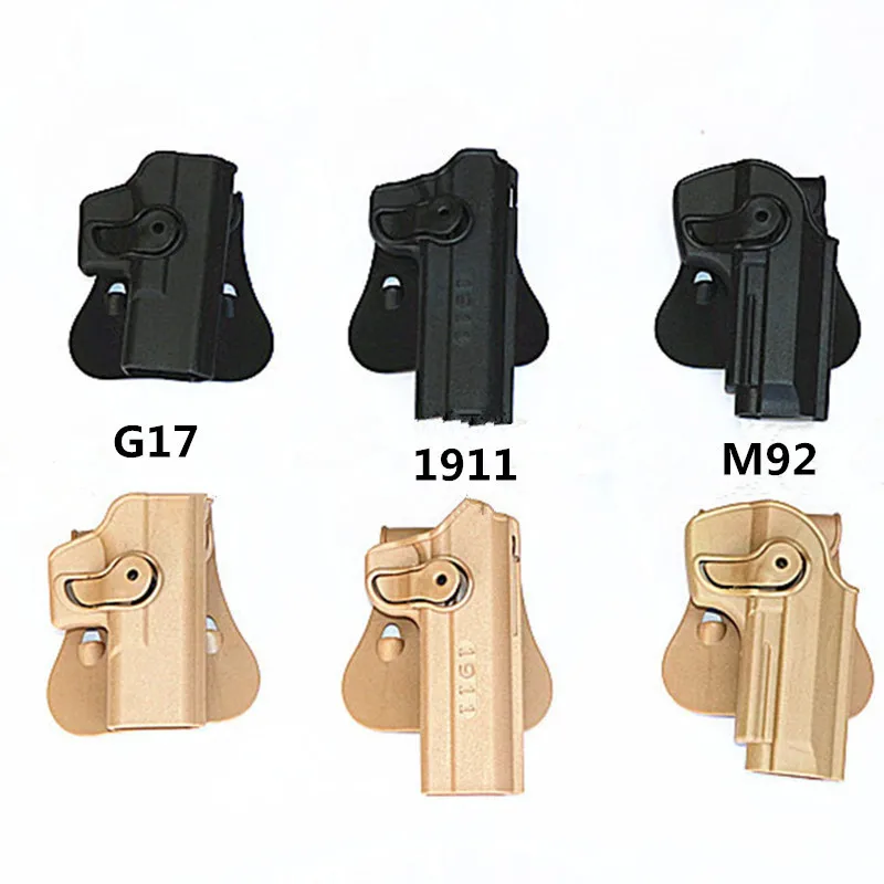 Military Tactical Gun Holster for GLock G17 1911 hunting Shooting Gun Accessories IMI Belt Waist Pistols Holster
Military Tactical Gun Holster for GLock G17 1911 hunting Shooting Gun Accessories IMI Belt Waist Pistols Holster