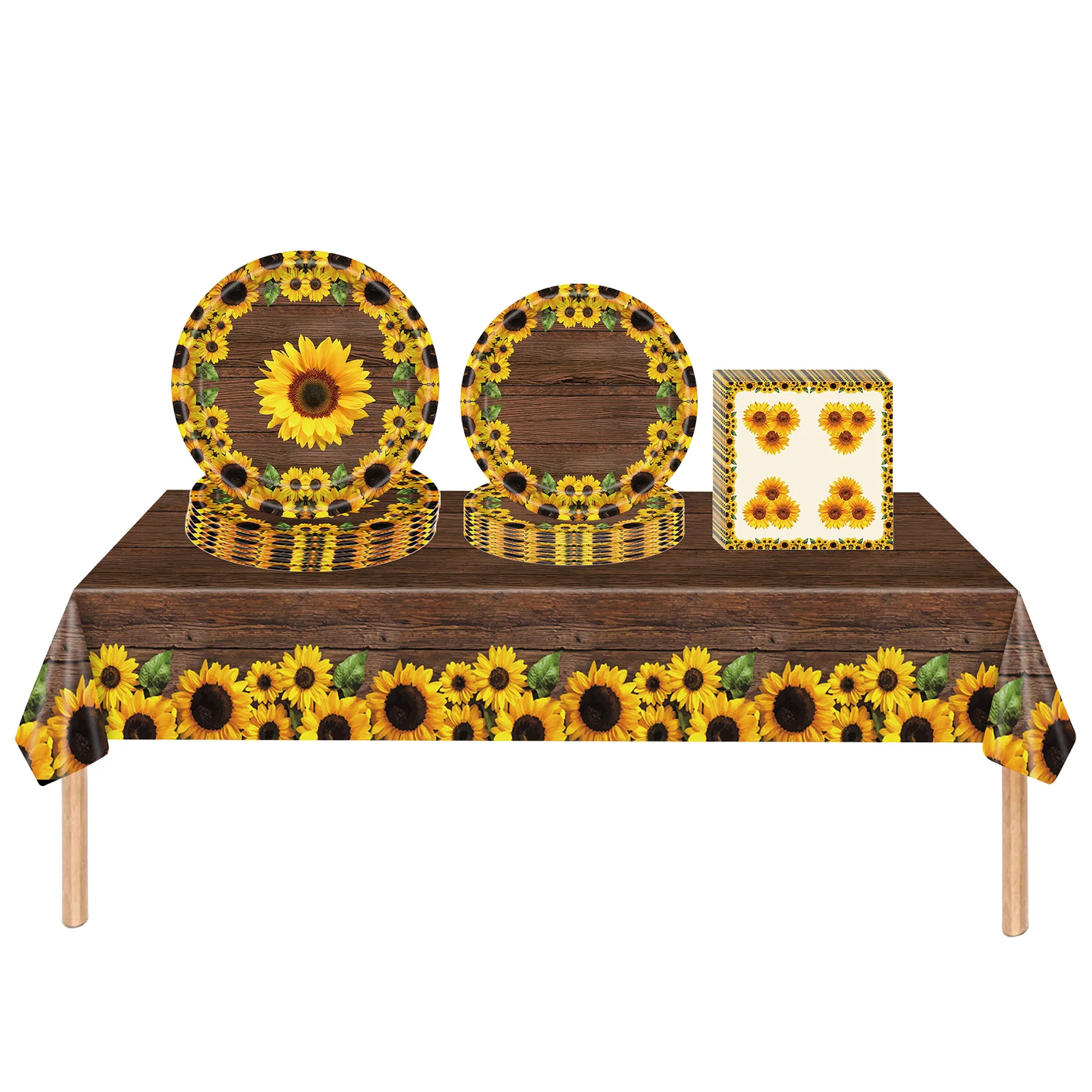 Sunflower Party Paper Tableware Set Floral Party Supplies Paper Dinnerware Set For 16 Guests Birthday Party Wedding Supplies
Sunflower Party Paper Tableware Set Floral Party Supplies Paper Dinnerware Set For 16 Guests Birthday Party Wedding Supplies