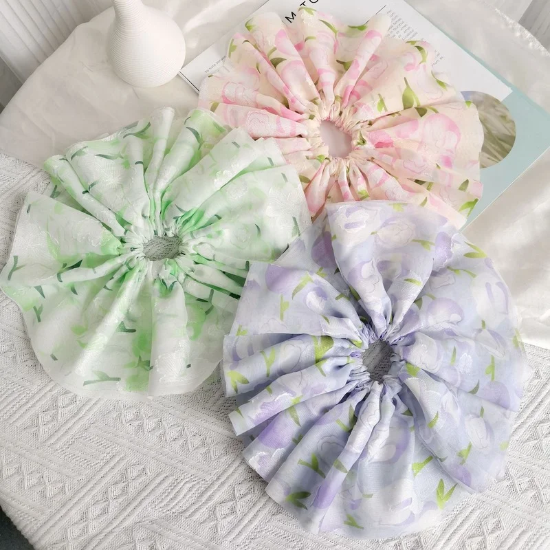 2022 new oversized floral hair ring girl super fairy tied ponytail back head head rope sweet and cute hair rope headdress
2022 new oversized floral hair ring girl super fairy tied ponytail back head head rope sweet and cute hair rope headdress