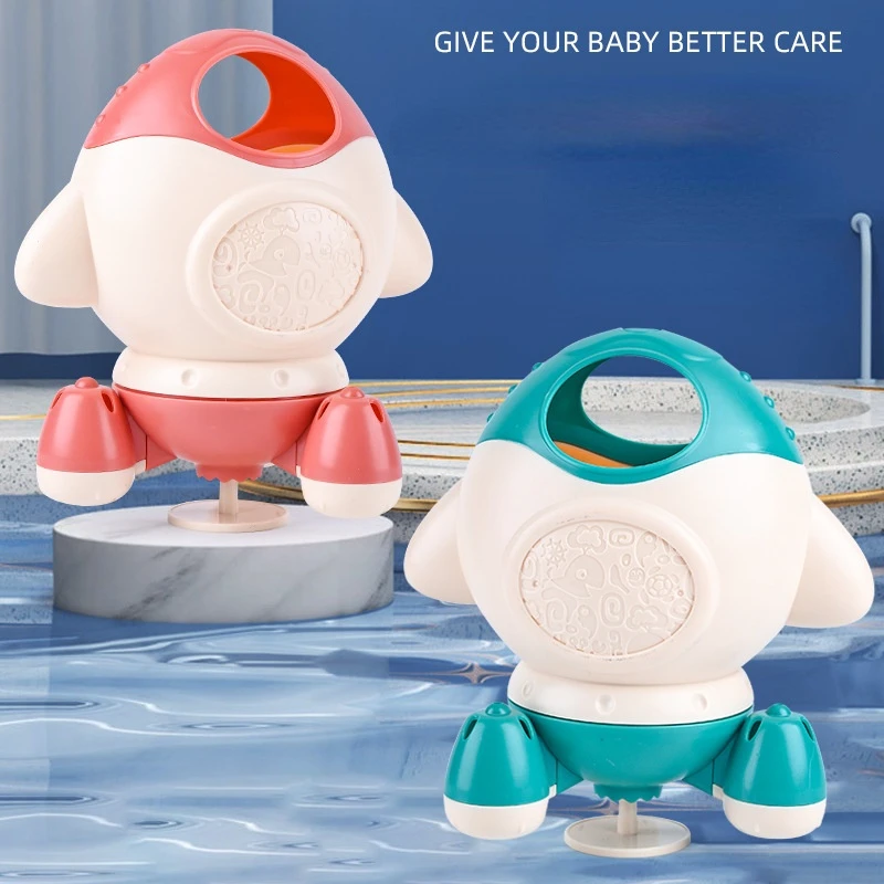 Rocket Bathtub Toy Baby Bath Toys Rotating Spray Water Small Rocket Shower Bathroom Play Water Children Bath Toys
Rocket Bathtub Toy Baby Bath Toys Rotating Spray Water Small Rocket Shower Bathroom Play Water Children Bath Toys