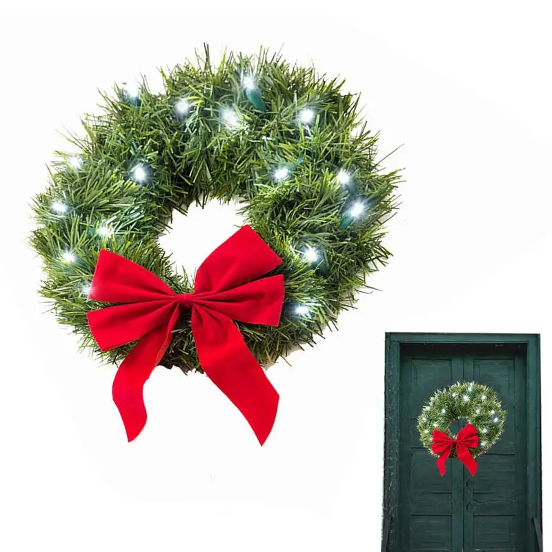 Wreath For Car LED Christmas Car Wreath Decorative Accessories LED Lighted Christmas Car Wreath With Red Bow Mounts To Vehicle
Wreath For Car LED Christmas Car Wreath Decorative Accessories LED Lighted Christmas Car Wreath With Red Bow Mounts To Vehicle