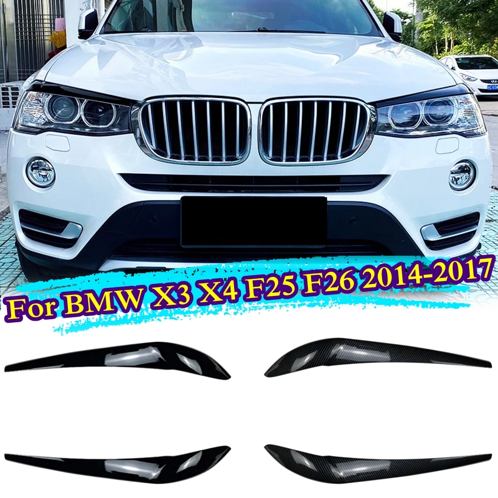 Для BMW X3 F25 X4 F26 2014 2015 2016 2017 2018 2 шт. Налобные веки для бровей комплект наклеек для тюнинга глянцевый черный АБС-пластик
Для BMW X3 F25 X4 F26 2014 2015 2016 2017 2018 2 шт. Налобные веки для бровей комплект наклеек для тюнинга глянцевый черный АБС-пластик