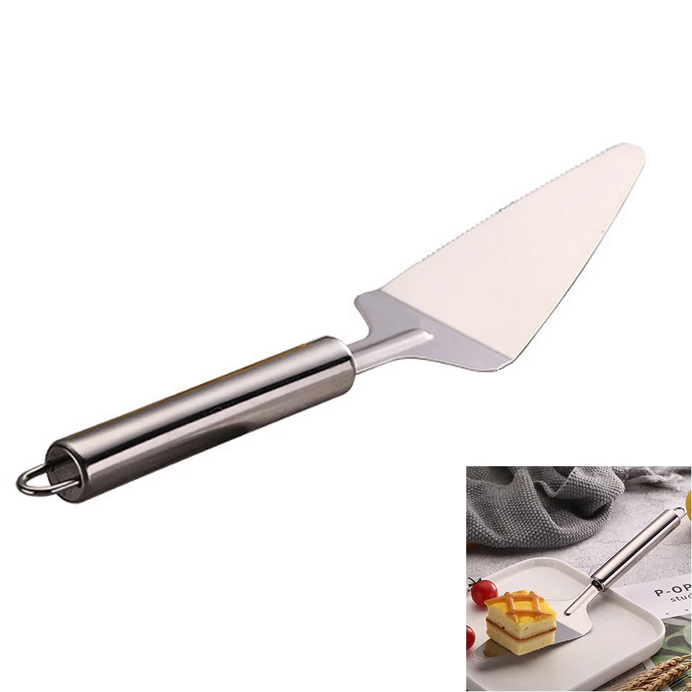Stainless Steel Cheese Pizza Shovel Scraper Steak Peel Cake Holder Shifter Devider Food Serving Baking Tool 
Stainless Steel Cheese Pizza Shovel Scraper Steak Peel Cake Holder Shifter Devider Food Serving Baking Tool