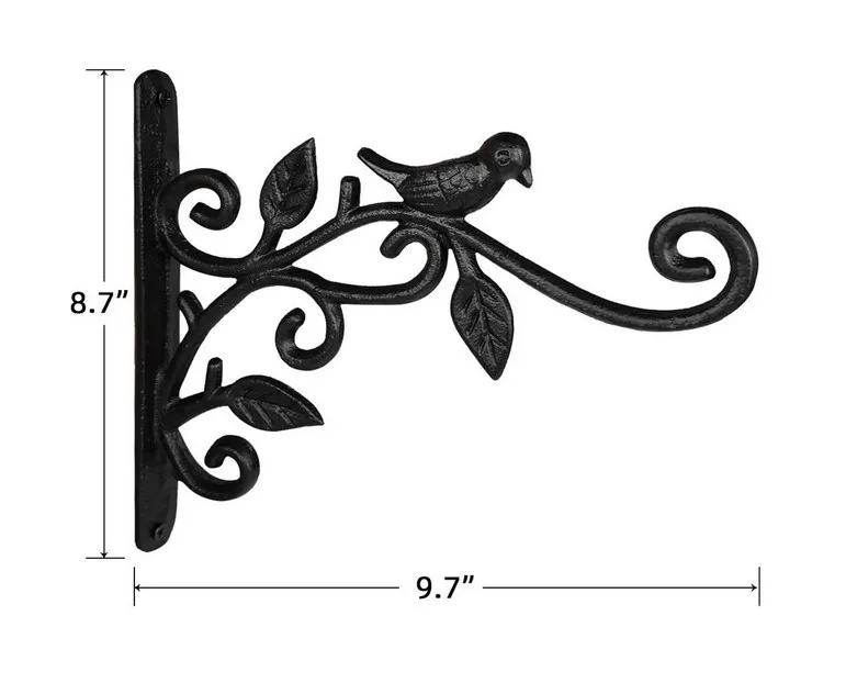 2 Pack Hanging Planter Bracket Bird Iron Decorative Wall Planter Hooks Outdoor Bracket Hanger for Flower Basket hanging hanging
2 Pack Hanging Planter Bracket Bird Iron Decorative Wall Planter Hooks Outdoor Bracket Hanger for Flower Basket hanging hanging