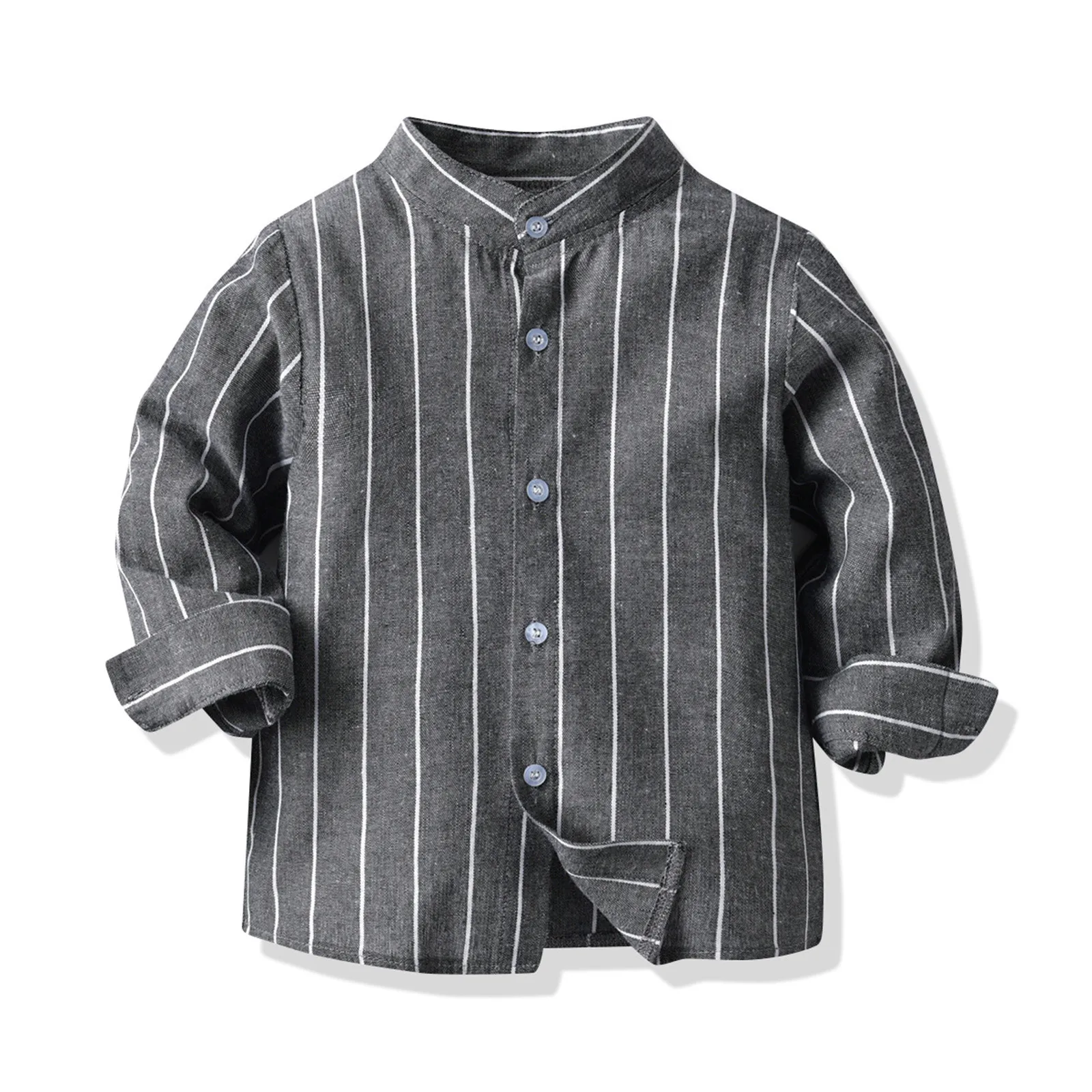 Toddler Boys Long Sleeve Shirt Tops Autumn Fashion Striped Shirts Coat For Babys Clothes Grey Casual Blouse Shirts For Teen Boys
Toddler Boys Long Sleeve Shirt Tops Autumn Fashion Striped Shirts Coat For Babys Clothes Grey Casual Blouse Shirts For Teen Boys