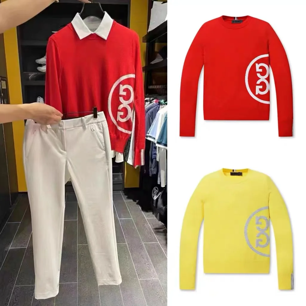 Korea golf clothing ladies knitted sweater long-sleeved thin section all-match slim soft waxy sweater
Korea golf clothing ladies knitted sweater long-sleeved thin section all-match slim soft waxy sweater