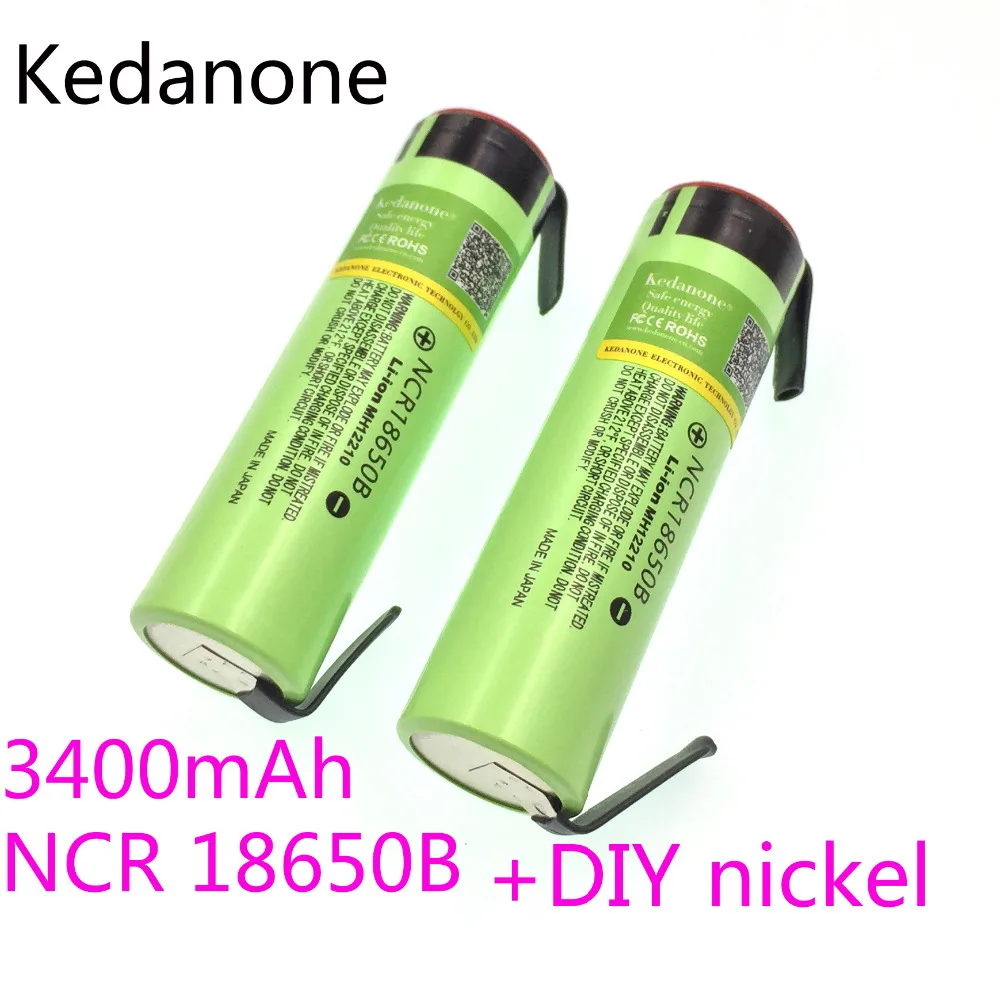 NEW original NCR18650B 3.7V 3400mAh 18650 rechargeable lithium battery is suitable for Panasonic flashlight + DIY nickel film
NEW original NCR18650B 3.7V 3400mAh 18650 rechargeable lithium battery is suitable for Panasonic flashlight + DIY nickel film