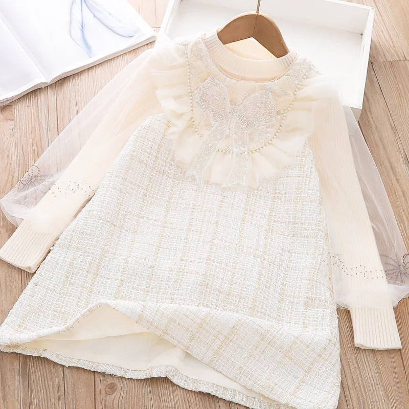Kids Boutique Clothes Autumn Winter New Girls Temperament Wool Vest Dress Children Beige Knitted Two-piece Set Baby Girl Outfit
Kids Boutique Clothes Autumn Winter New Girls Temperament Wool Vest Dress Children Beige Knitted Two-piece Set Baby Girl Outfit