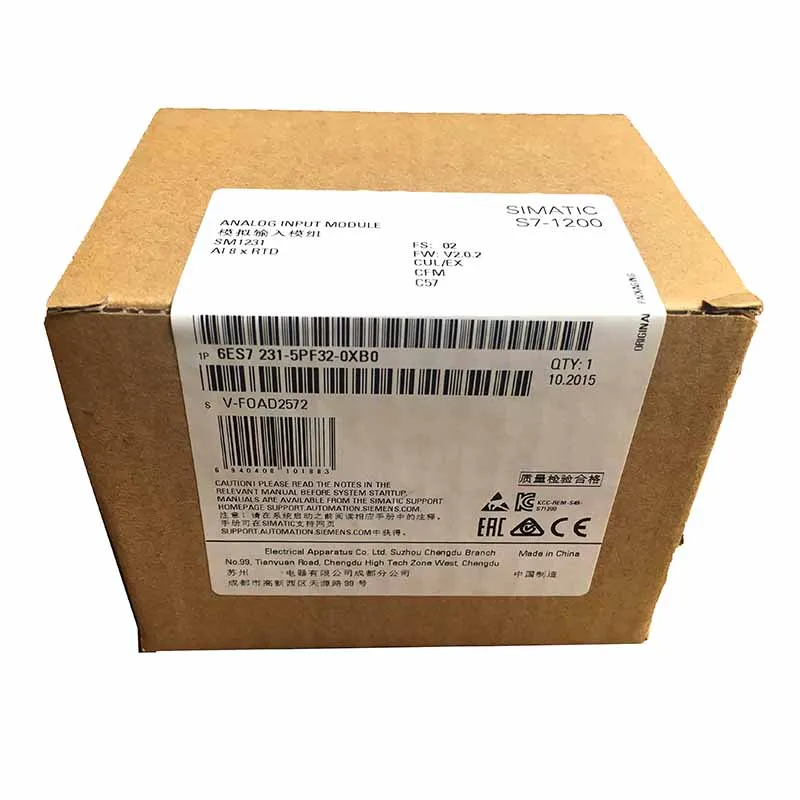 

New Original 6ES7231-5PF32-0XB0 6ES7 231-5PF32-0XB0 6ES7231-5PD32-0XB0 6ES7231-7PB22-0XA8 One Year Warranty Warehouse Spot