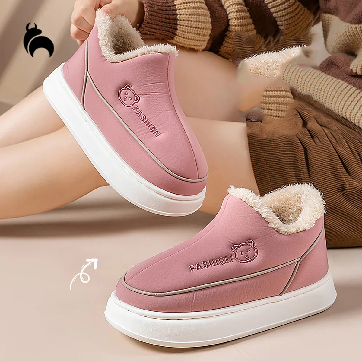 Mo Dou Wrap Heel Cotton Shoes Winter Thick Bottom Padded Warm Home Cotton Shoes Outdoor Couple Non-slip High-top Cotton Shoes
Mo Dou Wrap Heel Cotton Shoes Winter Thick Bottom Padded Warm Home Cotton Shoes Outdoor Couple Non-slip High-top Cotton Shoes