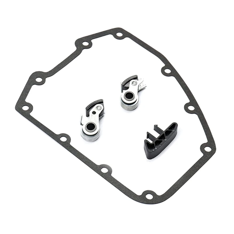 Motorcycle Engine Cam Chain Guide Cover Gasket & Outer/Inner Chain Tensioner For 1999-2006 Twin Cam Models
Motorcycle Engine Cam Chain Guide Cover Gasket & Outer/Inner Chain Tensioner For 1999-2006 Twin Cam Models