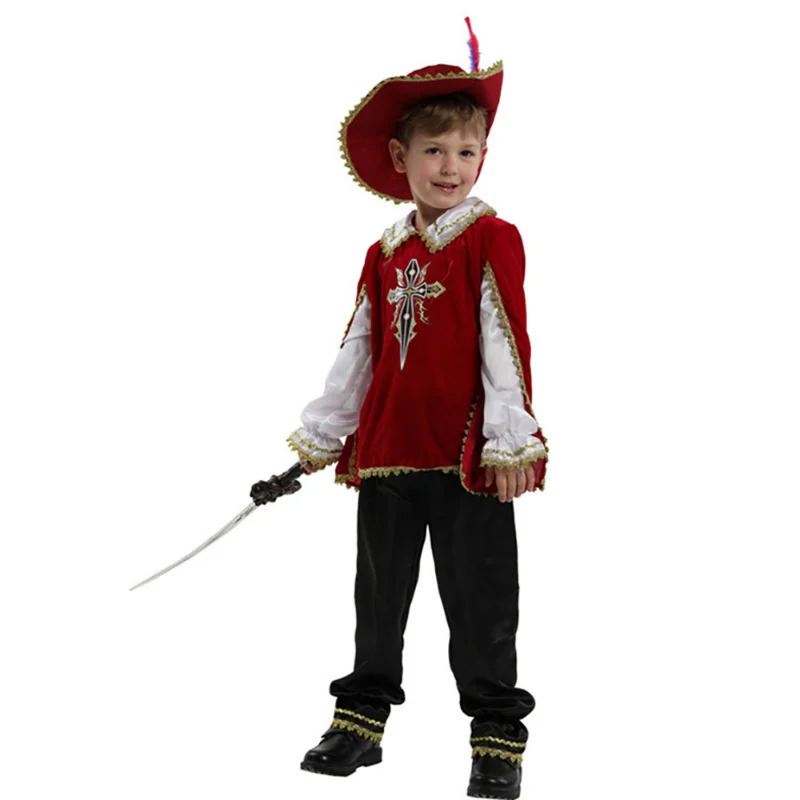 

Ancient Prince Costume Boys Halloween Carnival Warrior Role Playing Game Cosplay Outfit