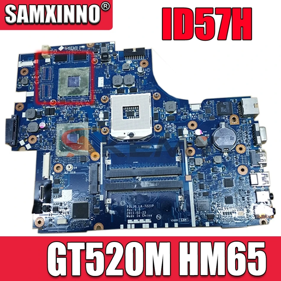 Akemy MBBUV02001 MB.BUV02.001 For Gateway ID57H Laptop Motherboard GT520M HM65 DDR3 P5LJ0 LA-7221P MAIN BOARD
Akemy MBBUV02001 MB.BUV02.001 For Gateway ID57H Laptop Motherboard GT520M HM65 DDR3 P5LJ0 LA-7221P MAIN BOARD