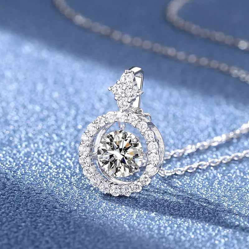 Smyoue 1.0 Carat Moissanite Necklace for Women Beating Heart S925 Silver Wedding Jewelry Lab Grown Diamond Pendant Box Included
Smyoue 1.0 Carat Moissanite Necklace for Women Beating Heart S925 Silver Wedding Jewelry Lab Grown Diamond Pendant Box Included