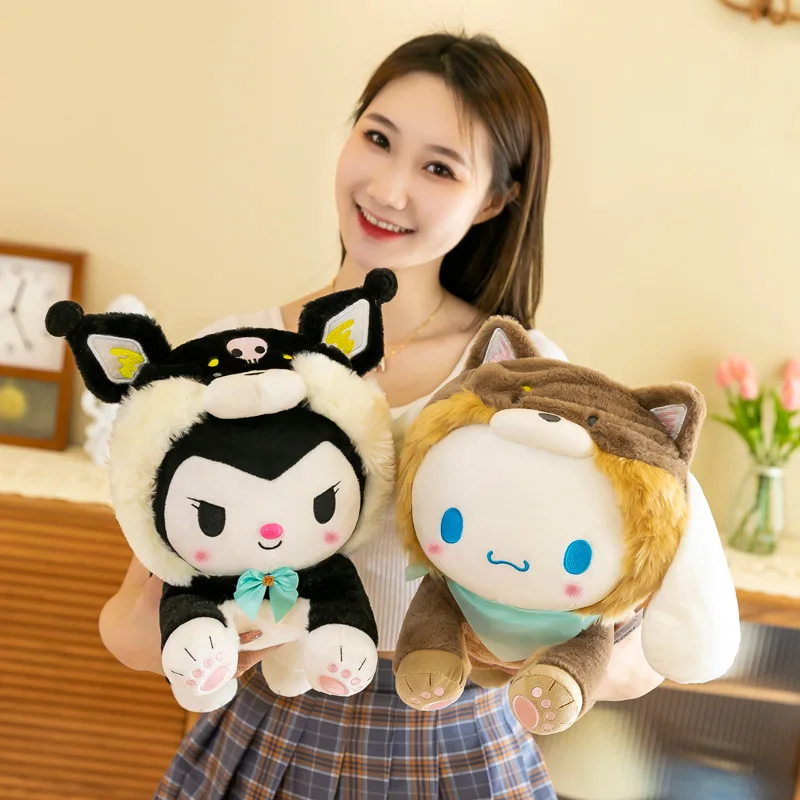 Плюшевая Игрушка Аниме Sanrio Kawaii Kuromi Mymelody Cinnamorol Plushies, мягкая набивная кукла для косплея 35 см/45 см, подарок для детей на Рождество
Плюшевая Игрушка Аниме Sanrio Kawaii Kuromi Mymelody Cinnamorol Plushies, мягкая набивная кукла для косплея 35 см/45 см, подарок для детей на Рождество