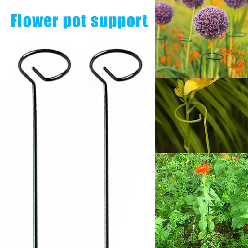 5PCS Garden Support Stake Ring Metal Garden Plant Supports Single Stem Shrub Holder for Plants Rose Flowers Vegetables Vine FU
5PCS Garden Support Stake Ring Metal Garden Plant Supports Single Stem Shrub Holder for Plants Rose Flowers Vegetables Vine FU
