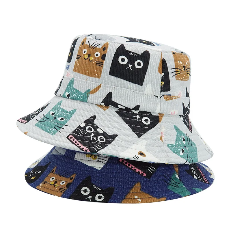 2022 Fashion Animal Cartoon Bucket Hat Cute Cat Printing Fisherman Men Women Hat Cotton Street Hip Hop Flat Cap Fishing Bob Hat
2022 Fashion Animal Cartoon Bucket Hat Cute Cat Printing Fisherman Men Women Hat Cotton Street Hip Hop Flat Cap Fishing Bob Hat
