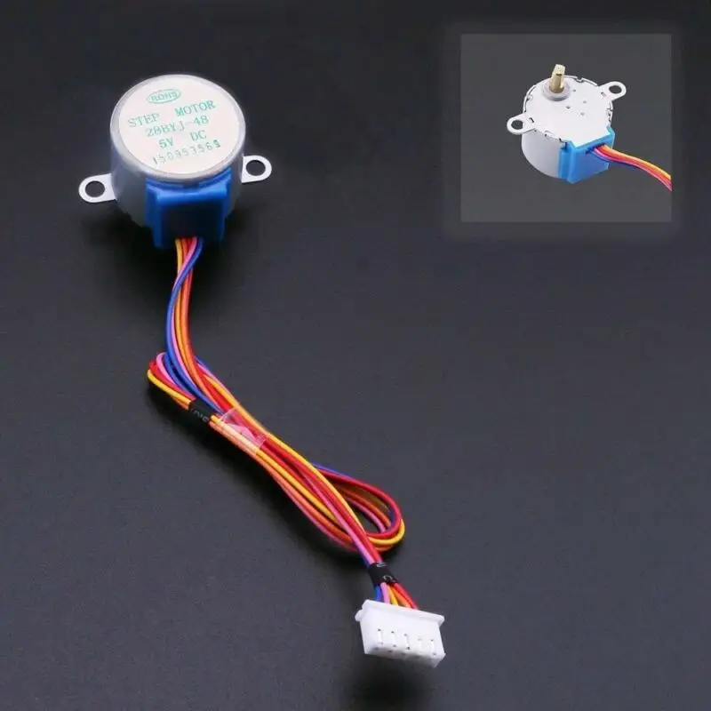 

5V Four-Phase LED Indicate Geared Stepper Motor With ULN2003 Driver Board 28BYJ-48 Driver Test Module Board For Arduino