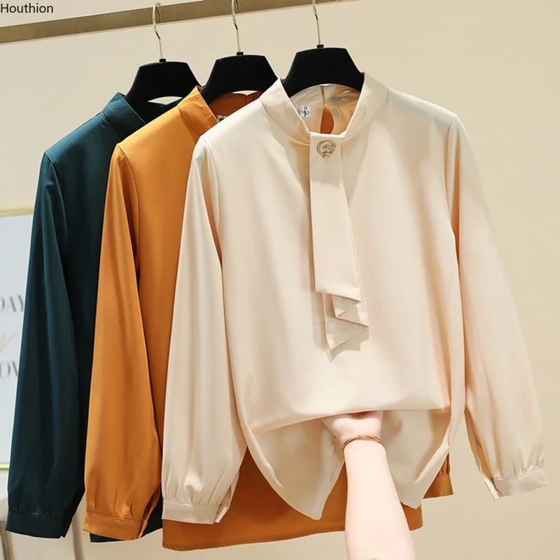 New Long Sleeve Blouse Lapel Chiffon Solid Color High-end Fashion Top Comfortable Blouses Casual Summer Shirt
New Long Sleeve Blouse Lapel Chiffon Solid Color High-end Fashion Top Comfortable Blouses Casual Summer Shirt