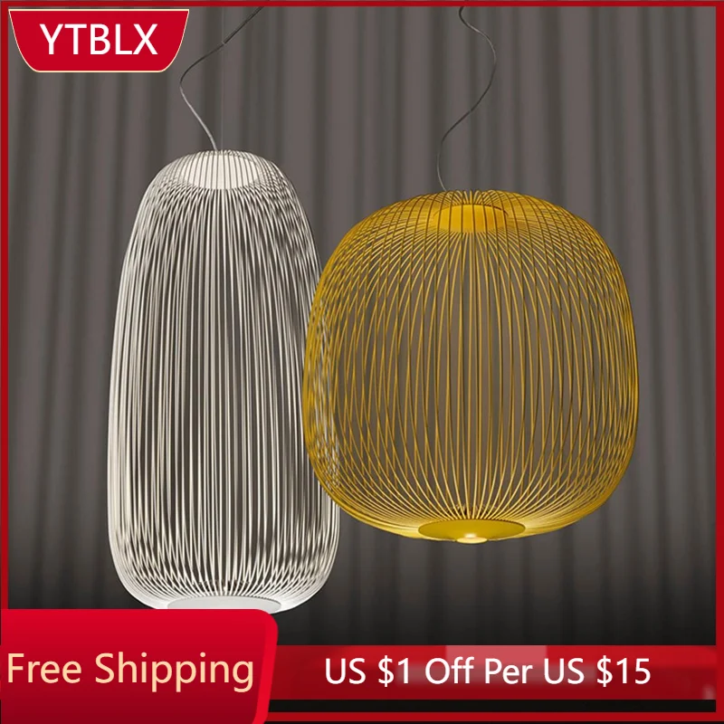 LukLoy Bird Cage Pendant Lights Metal Material Painted Living Room Penant Lights Clothting Store Decoration LED Hanging Lamp
LukLoy Bird Cage Pendant Lights Metal Material Painted Living Room Penant Lights Clothting Store Decoration LED Hanging Lamp
