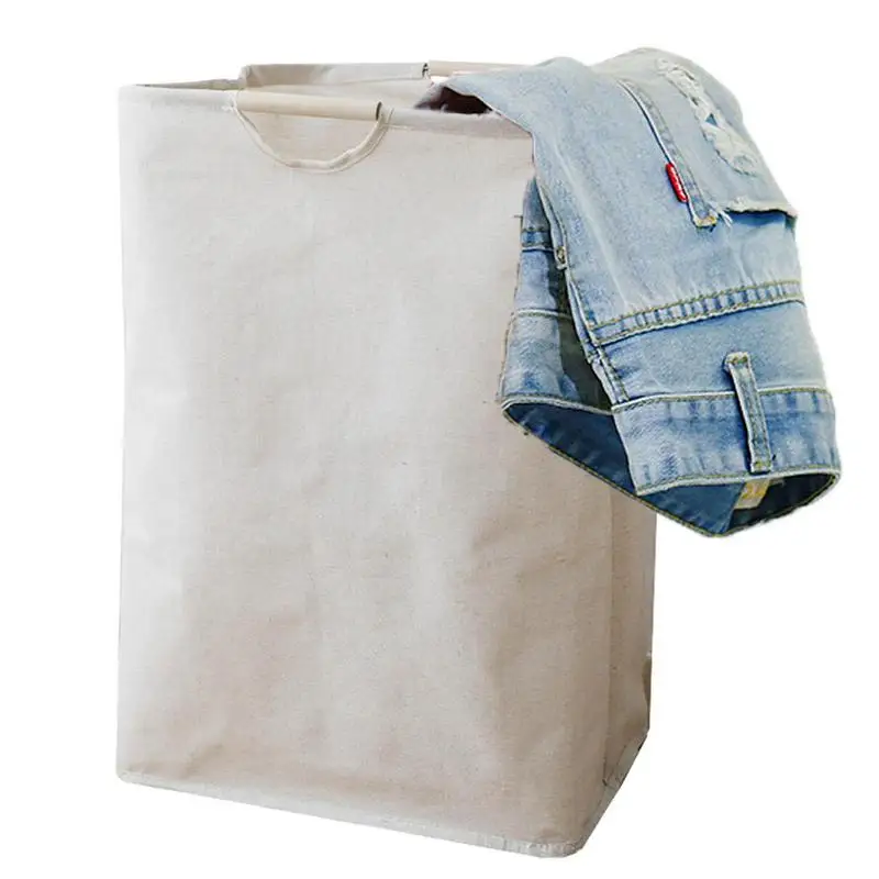 Laundry Basket Cotton Linen Foldable Round Waterproof Organizer Bucket Clothes Toys Large Capacity Home clothes Storage Basket
Laundry Basket Cotton Linen Foldable Round Waterproof Organizer Bucket Clothes Toys Large Capacity Home clothes Storage Basket