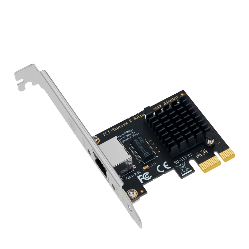 Сетевая карта PCI Express RTL8125GB Gigabit Ethernet PCIE, сетевая карта 2,5 Гбит/с, LAN адаптер, 1 порт, сетевая карта RJ45 для настольного ПК
Сетевая карта PCI Express RTL8125GB Gigabit Ethernet PCIE, сетевая карта 2,5 Гбит/с, LAN адаптер, 1 порт, сетевая карта RJ45 для настольного ПК