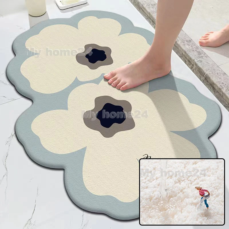 40*60cm Bath Mat Living Room Mats Area Small Rug Washable Bedroom Bathroom Non Slip Toilet Floor Faux Shower Room Area Rugs 
40*60cm Bath Mat Living Room Mats Area Small Rug Washable Bedroom Bathroom Non Slip Toilet Floor Faux Shower Room Area Rugs