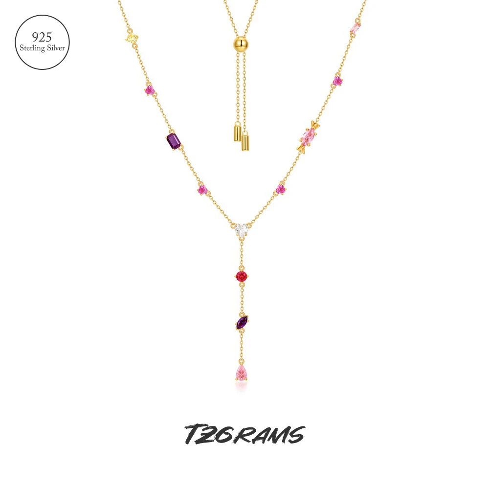 Женское богемное ожерелье tzgram, цепочка из стерлингового серебра 925 пробы с цветным геометрическим камнем и кисточками из циркония, летние аксессуары
Женское богемное ожерелье tzgram, цепочка из стерлингового серебра 925 пробы с цветным геометрическим камнем и кисточками из циркония, летние аксессуары