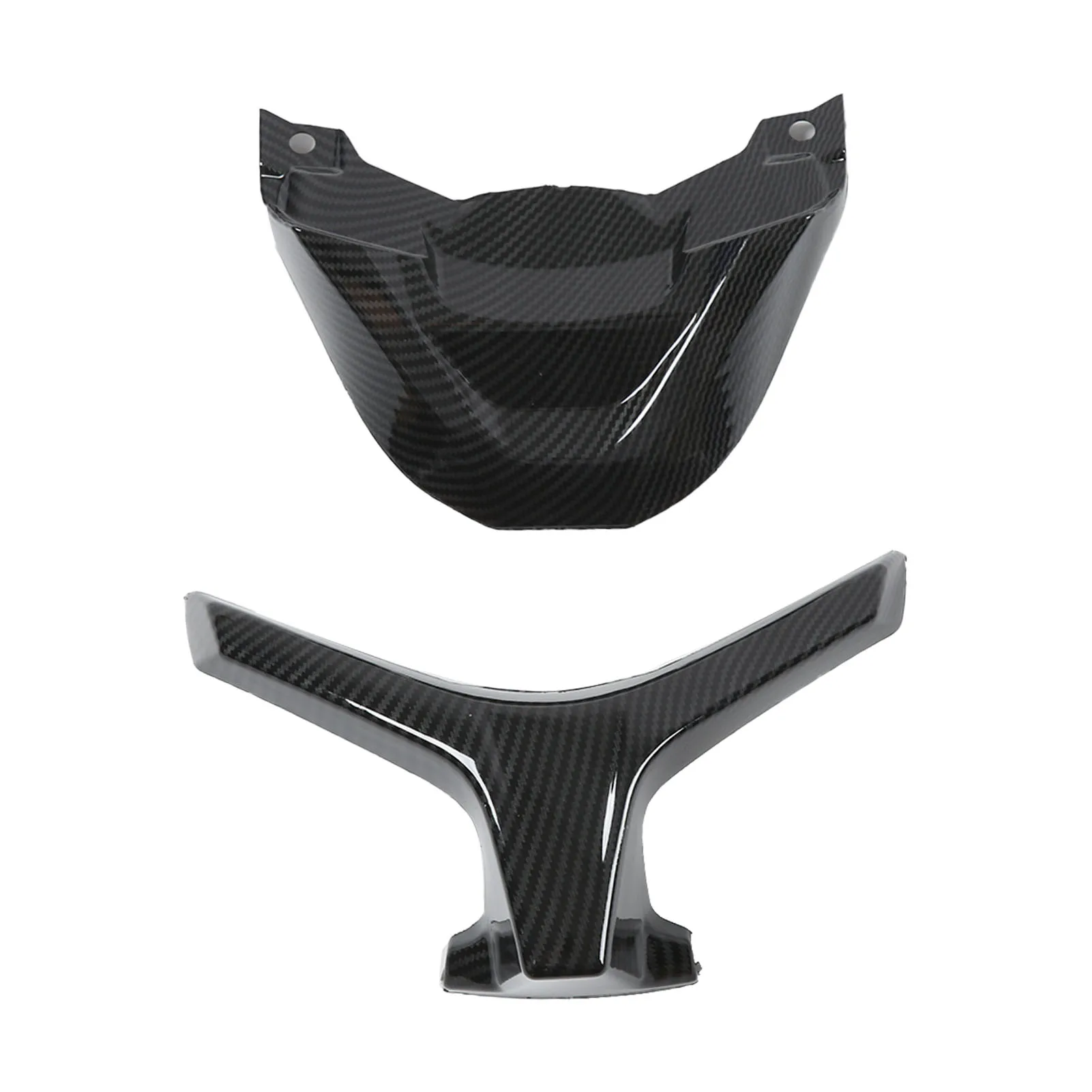 Motorcycle Front Headlight Upper Fairing Kit Beak Extension Carbon Fiber Style Replacement for ADV150 2018‑2021
Motorcycle Front Headlight Upper Fairing Kit Beak Extension Carbon Fiber Style Replacement for ADV150 2018‑2021