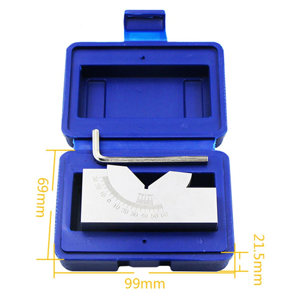0 Degree To 60 Degree Micro Adjustable Angle V Block 0.01mm Steel Gauge Wrench Grinder Slant Hole Drilling Milling Setup
0 Degree To 60 Degree Micro Adjustable Angle V Block 0.01mm Steel Gauge Wrench Grinder Slant Hole Drilling Milling Setup